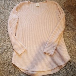Oversized light pink/blush colored sweater sz.med